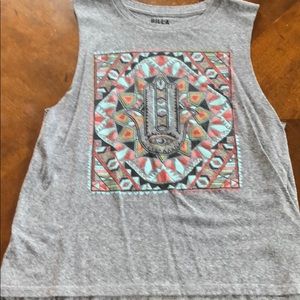 Billabong cut-off tank top